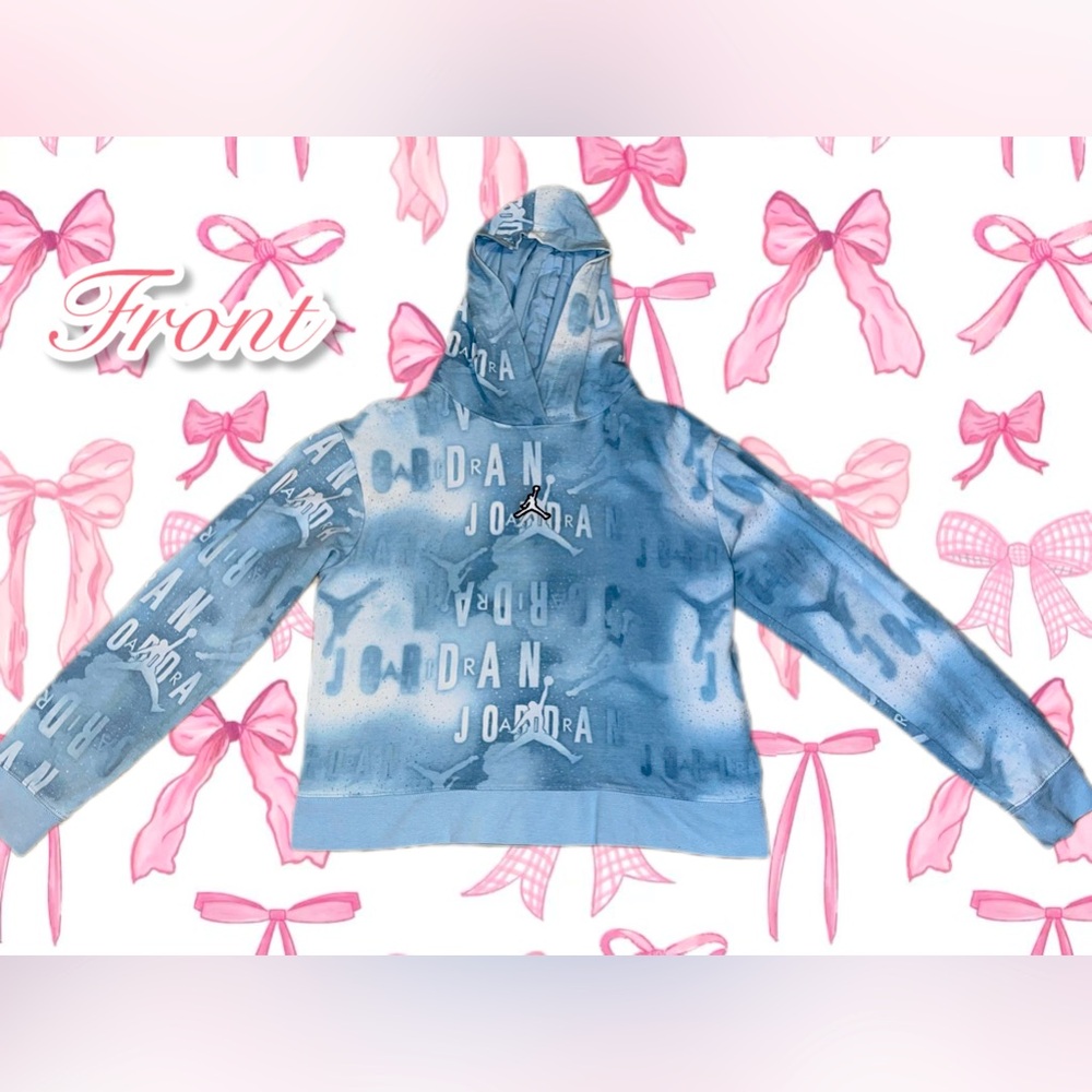 Jordan Blue tie-dye hoodie
